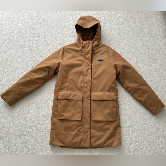 NWT Patagonia Women's Pine Bank 3-in-1 Parka Nest Brown Neutral Medium M Coat - Picture 3 of 10